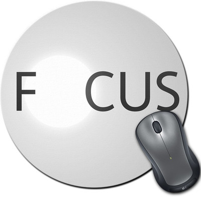 

Rangeele Inkers Focus Round Mousepad(Multicolor)
