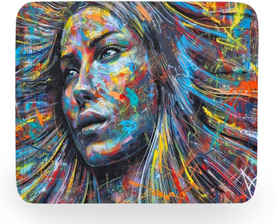 

PhotogiftsIndia Lady Painting Mousepad(Multicolor)