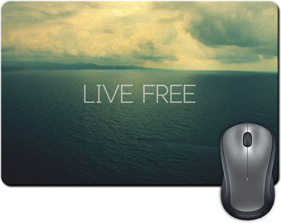 

ShopMantra Live free motivational Mousepad(Multicolor)
