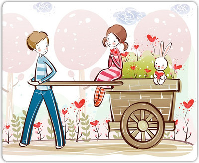 

Lovely Collection You Are My Honey Bunny Mousepad(Multicolor)