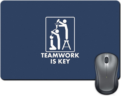 

Rangeele Inkers Teamwork Is Key Mousepad(Multicolor)