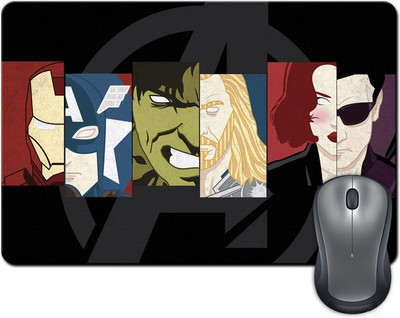 

Rangeele Inkers The Avengers Fan Art Mousepad(Multicolor)