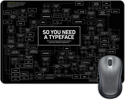 

Rangeele Inkers So You Need A Type Face Mousepad(Multicolor)