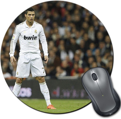 

Rangeele Inkers Ronaldo Portugal National Football Team Round Mousepad(Multicolor)