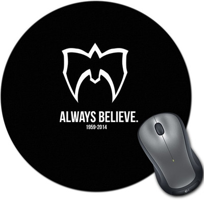

Rangeele Inkers Always Believe Ultimate Warrior Round Mousepad(Multicolor)