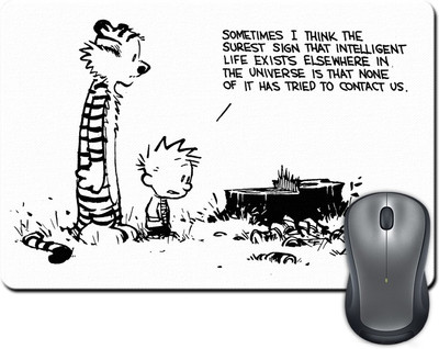 

Rangeele Inkers Calvin And Hobbes On Life Mousepad(Multicolor)