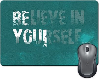 

Rangeele Inkers Believe Quotes Mousepad(Multicolor)