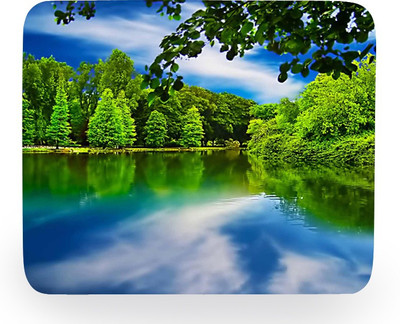 

PhotogiftsIndia Christmas Tree With Nature Mousepad(Multicolor)