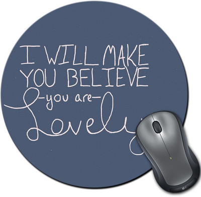 

Rangeele Inkers Make You Believe Twenty One Pilots Round Mousepad(Multicolor)