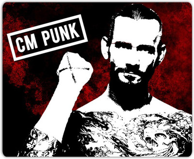

Lovely Collection Cm Punk Art Mousepad(Multicolor)