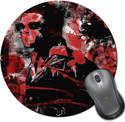 

Rangeele Inkers Fight Club Street Art Round Mousepad(Multicolor)