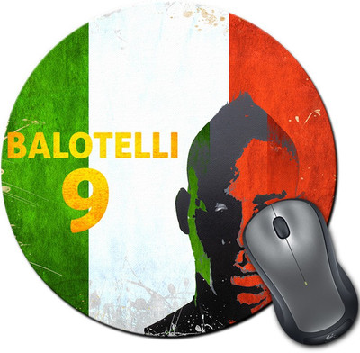 

ShopMantra Balotelli Italy Football Round Mousepad- SMMR00000288 Mousepad(Multicolor)