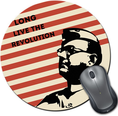 

ShopMantra Subhash Chandra Bose The Legend Laminated Round Mousepad(Multicolor)