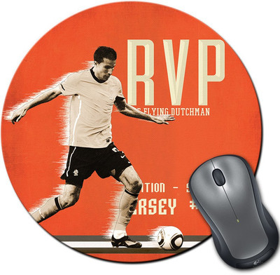 

ShopMantra Robin Van Persie Retro Round Mousepad- SMMR00000182 Mousepad(Multicolor)
