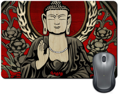 

ShopMantra Gautam buddha peace of mind Mousepad(Multicolor)