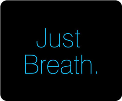 

Allthingscustomized Justbreath Mousepad(Multicolor)