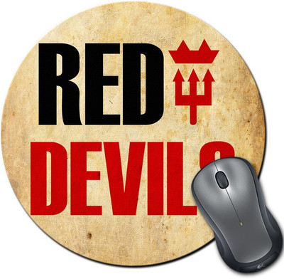 

ShopMantra Red Devils Man Utd Round Mousepad- SMMR00000172 Mousepad(Multicolor)