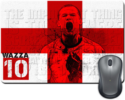 

ShopMantra Wazza Rooney England Football Mousepad(Multicolor)