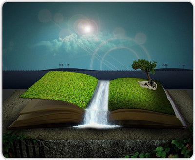 

Lovely Collection World Is A Book Where Knowledge Flows Like Water Mousepad(Multicolor)