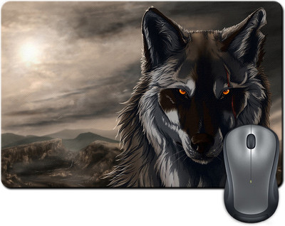 

ShopMantra Wolf staring at you Mousepad(Multicolor)