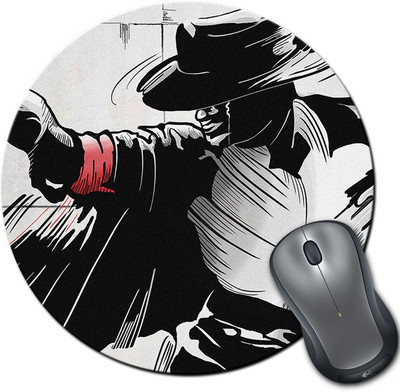 

Rangeele Inkers Michael Jackson Street Art Round Mousepad(Multicolor)