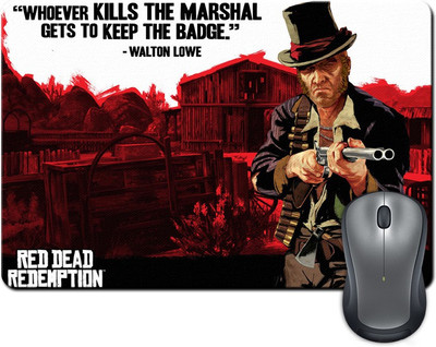 

Rangeele Inkers Read Dead Redemption Art Work Mousepad(Multicolor)