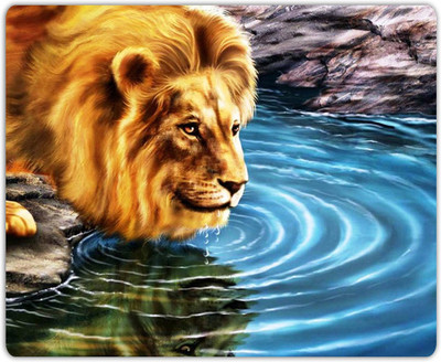 

Lovely Collection Thirsty Lion Mousepad(Multicolor)