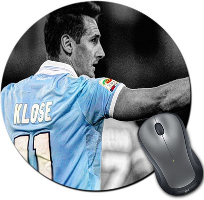 

Rangeele Inkers Miroslav Klose Germany Round Mousepad(Multicolor)