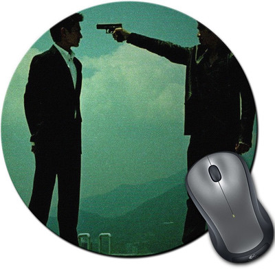 

Rangeele Inkers Shoot Him Round Mousepad(Multicolor)