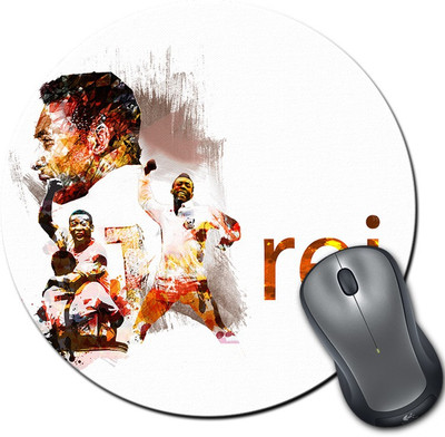 

ShopMantra Pelé Brazil Football Round Mousepad- SMMR00000205 Mousepad(Multicolor)