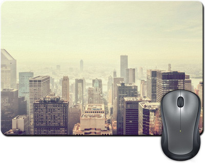 

Rangeele Inkers Beautiful City View Mousepad(Multicolor)