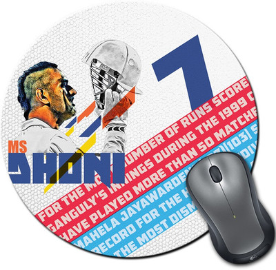 

ShopMantra Ms DhoniRound Mousepad- SMMR00000302 Mousepad(Multicolor)