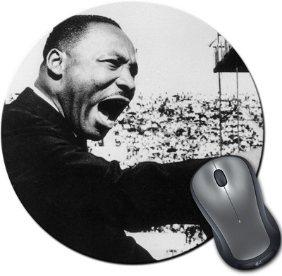 

Rangeele Inkers Nartin Luther King Speech Round Mousepad(Multicolor)