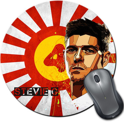 

ShopMantra Stevie G England Football Round Mousepad- SMMR00000300 Mousepad(Multicolor)
