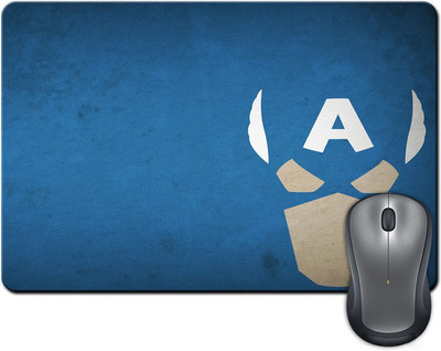 

Rangeele Inkers Captain America Minimals Art Work Mousepad(Multicolor)