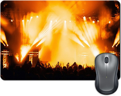 

Rangeele Inkers Rock Concer Full Mousepad(Multicolor)