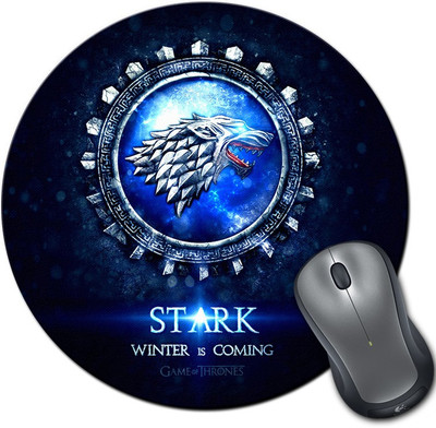 

Rangeele Inkers Game Of Thrones House Stark Round Mousepad(Multicolor)