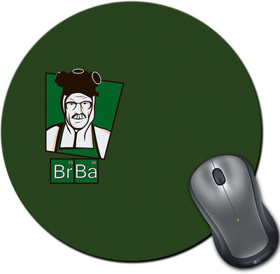 

Rangeele Inkers Beaking Bad Walter White Round Mousepad(Multicolor)