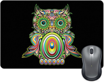 

ShopMantra Abstract Owl Pattern Mousepad(Multicolor)