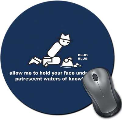 

Rangeele Inkers Waters Of Knoledge Round Mousepad(Multicolor)