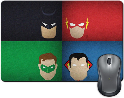 

Rangeele Inkers Superheroes Minimals Mousepad(Multicolor)