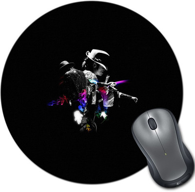 

Rangeele Inkers Michael Jackson Legend Round Mousepad(Multicolor)
