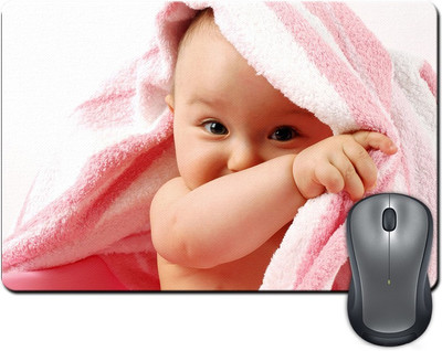 

ShopMantra Little Baby Boy Under Towel Mousepad(Multicolor)