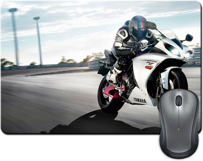 

Rangeele Inkers Yamaha Biker Racing Mousepad(Multicolor)