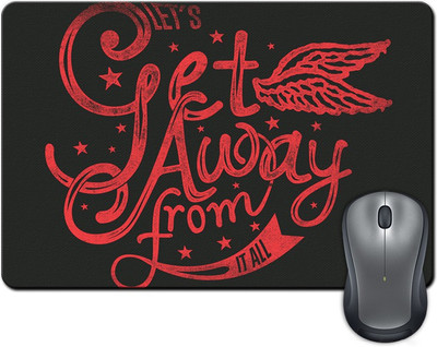 

ShopMantra Let's Get Away From It All Mousepad(Multicolor)