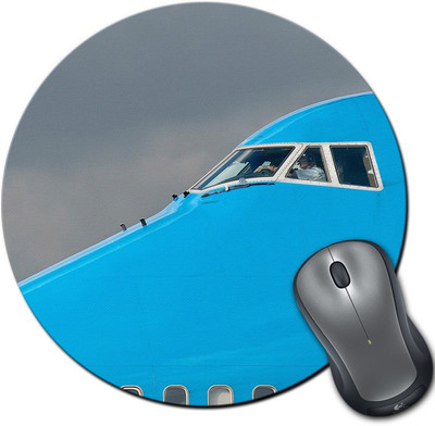 

Rangeele Inkers Aeroplane Zoom Round Mousepad(Multicolor)