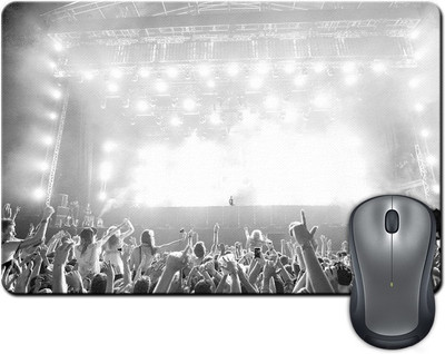 

Rangeele Inkers Rock Concert Stage Mousepad(Multicolor)