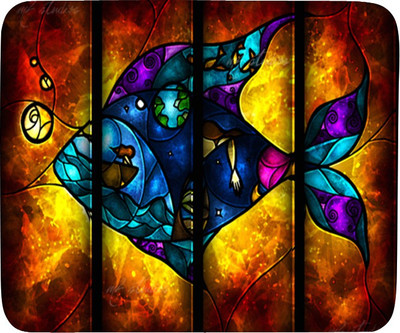 

PhotogiftsIndia Fish Painting Mousepad(Multicolor)