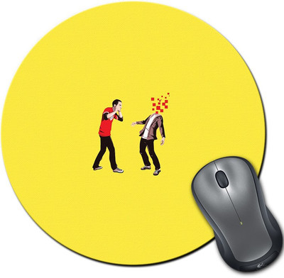 

Rangeele Inkers The Big Bang Theory Round Mousepad(Multicolor)