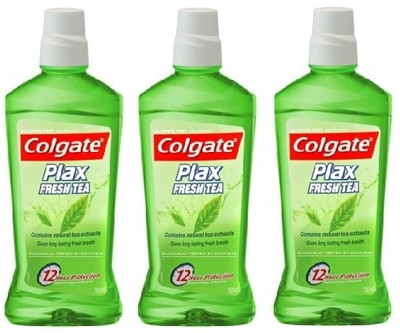 

Colgate Plax Mouthwash Fresh Tea - Regular (3 packs) - Fresh Tea(750 ml)